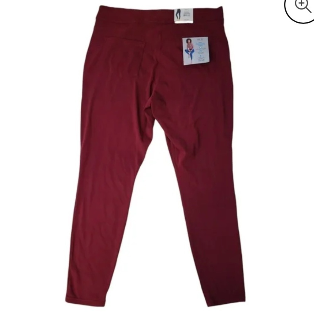 HUE Red Zinfandel Leggings Soft Tapered Fit  XXL